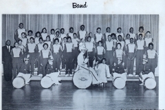 O.L. Price Yearbook 1961 Band & Drum Majors